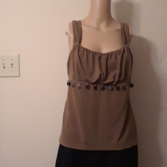 AB Studio Sleeveless Camisole Style Top - Picture 1 of 5